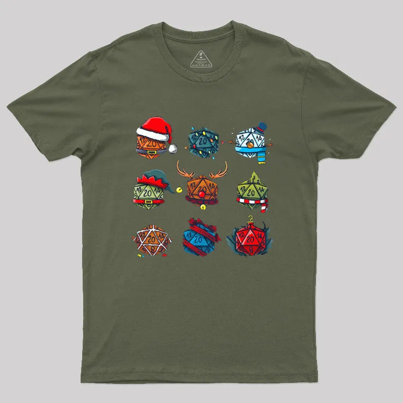 Christmas Dice T-Shirt - Image 3