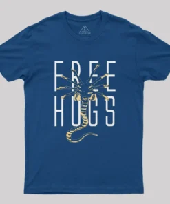 Alternative view of Face Hugger Free Hugs T-Shirt