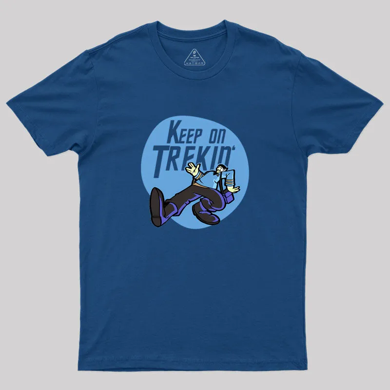 Keep on Trekin' Geek T-Shirt - Image 2