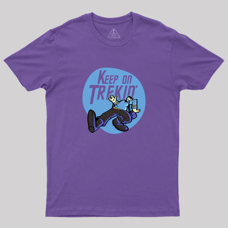 Keep on Trekin' Geek T-Shirt - Image 6