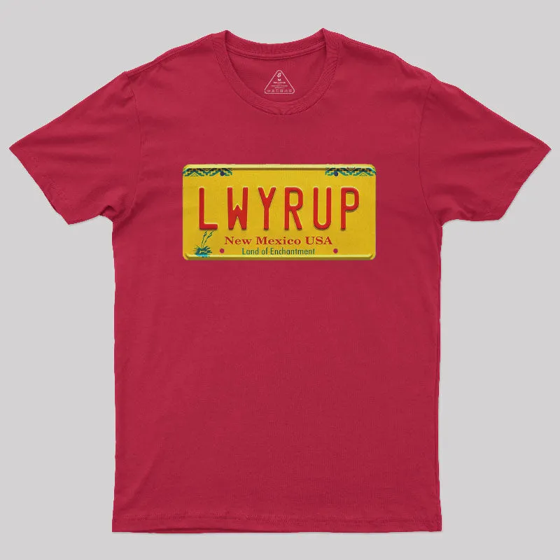 Better Call Saul LWYRUP Plate Nerd T-Shirt - Image 8