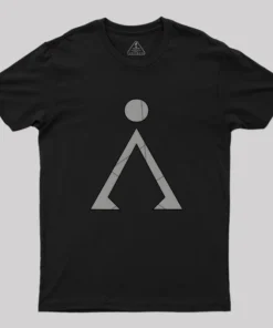 Alternative view of Stargate Earth Symbol Geek T-Shirt