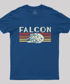 Alternative view of Retro Falcon T-Shirt