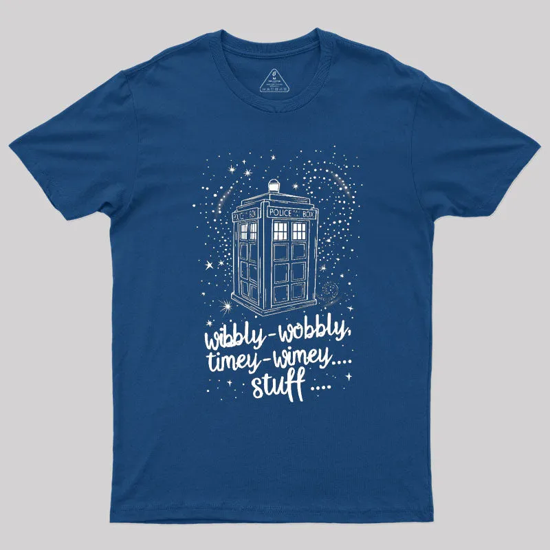 Wibbly wobbly, Timey Wimey Christmas T-Shirt - Image 2