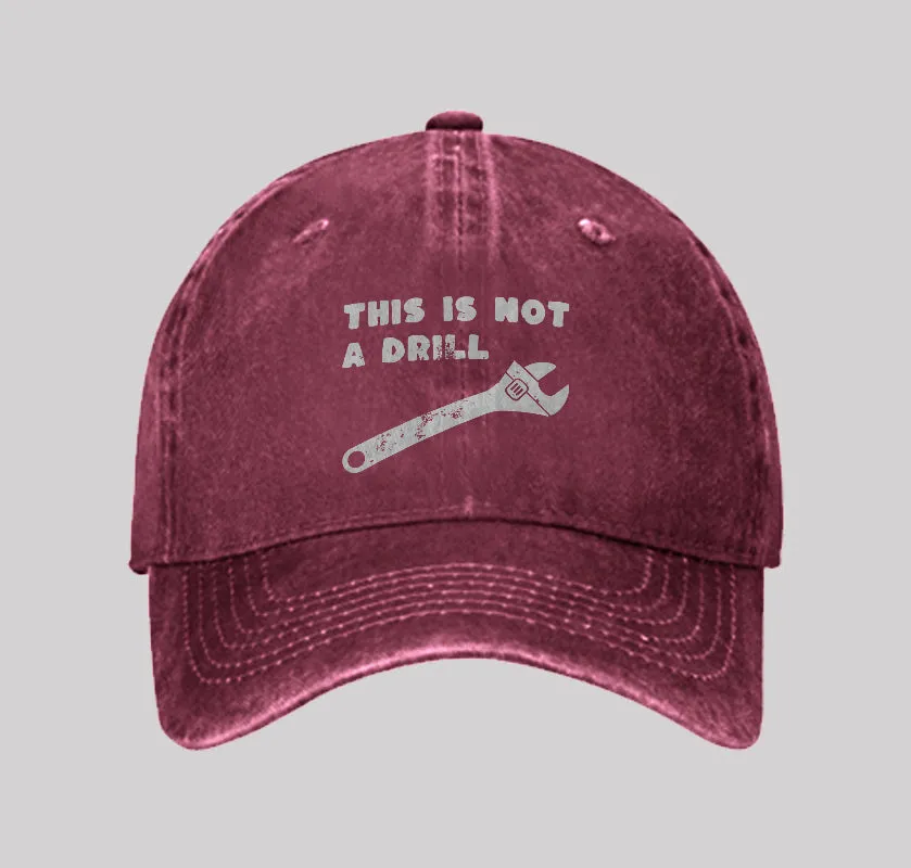 Doing It Live Geek Washed Vintage Baseball Cap - Image 4