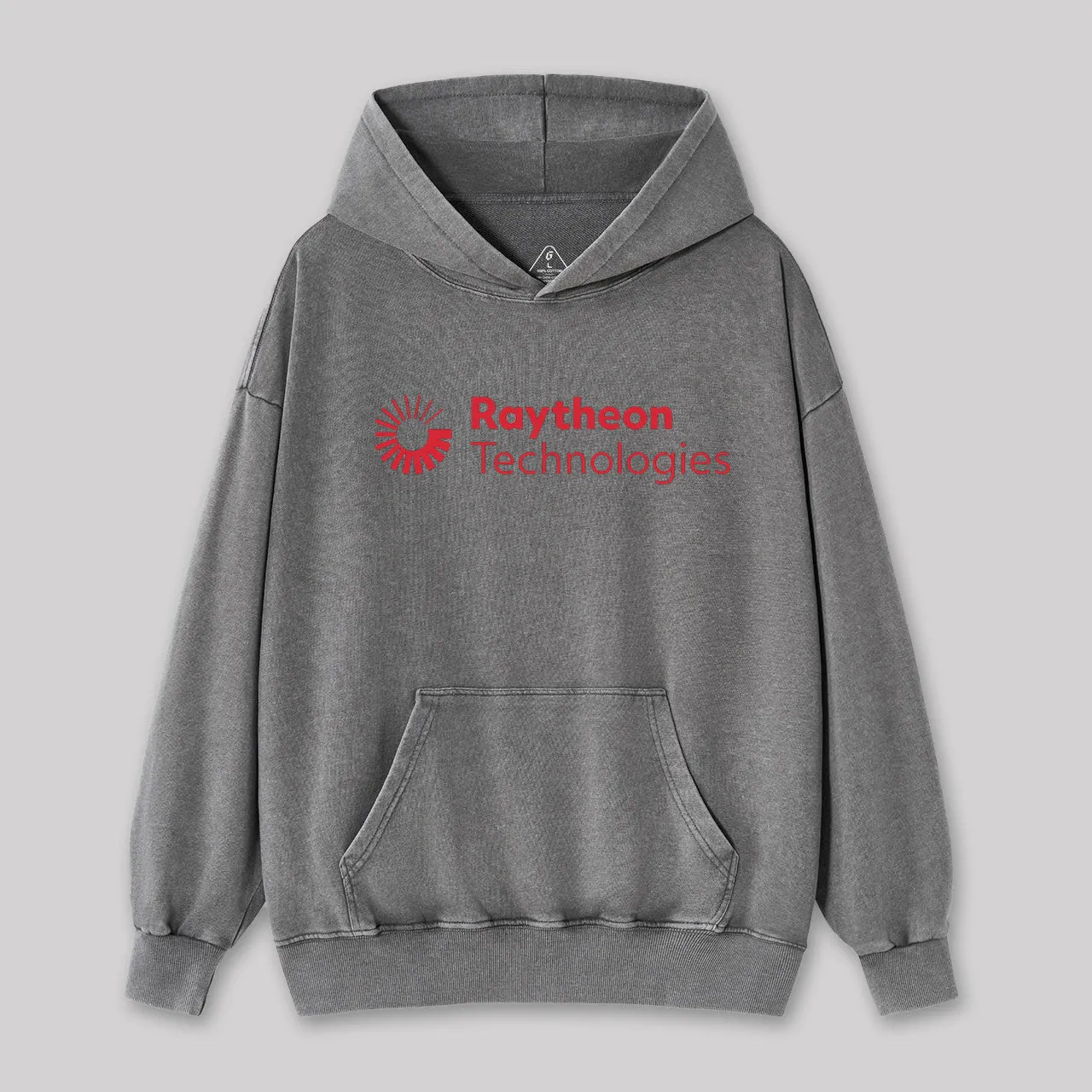 Raytheon Essential Washed Hoodie - Image 4