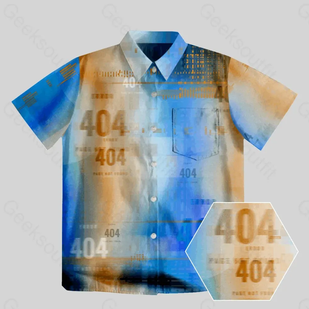 404 Error IT Button Up Pocket Shirt - Image 3