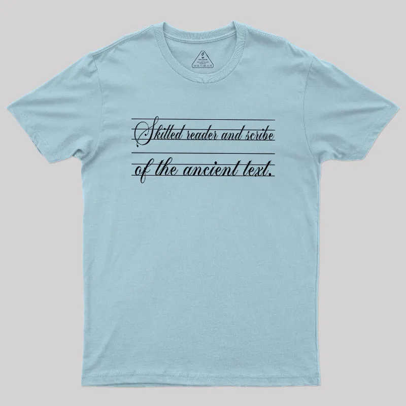 Ancient Scribe Geek T-Shirt - Image 10