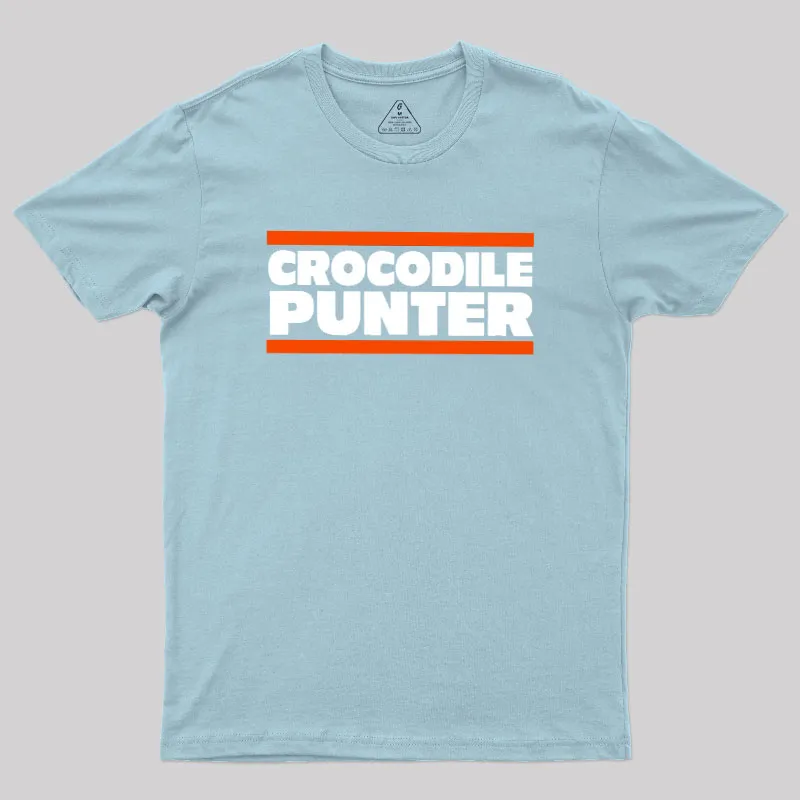 Crocodile Punter Geek T-Shirt - Image 9