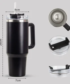 Alternative view of Chewie Flowers and Trees 40oz Tumbler