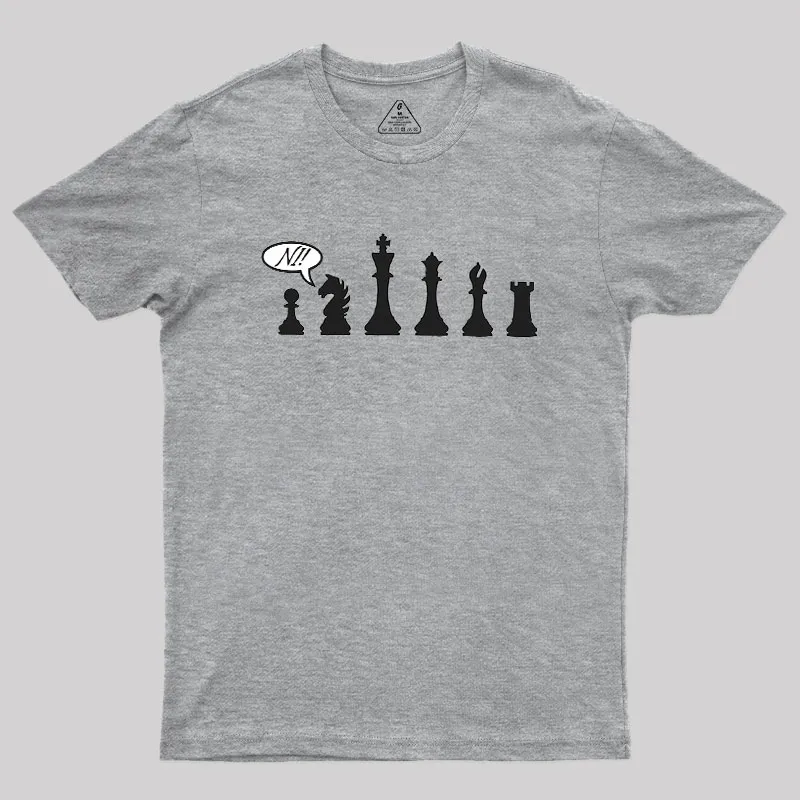 Ni! in a crowd Geek T-Shirt - Image 3