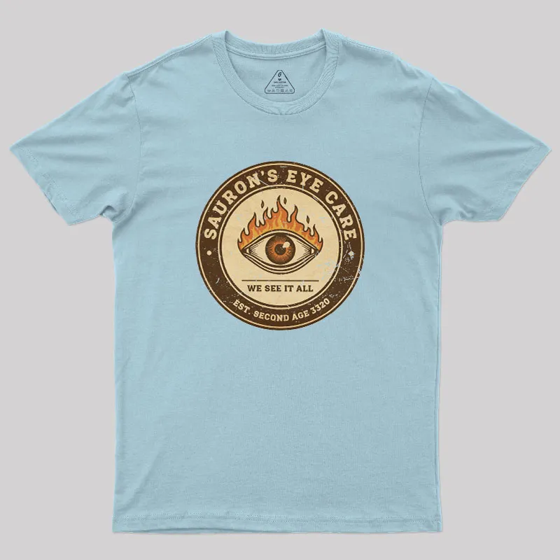 Sauron’s Eye Care Geek T-Shirt - Image 10