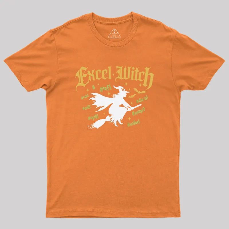 Excel Witch Geek T-Shirt - Image 7