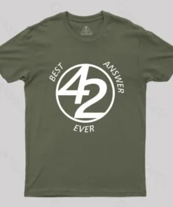 42 Best Ever Answer T-Shirt
