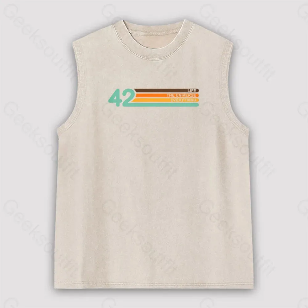 42 Everthing Unisex Washed Tank