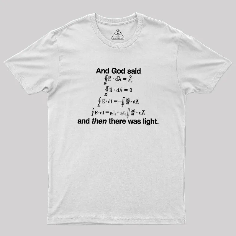 And God Said Geek T-Shirt - Image 11