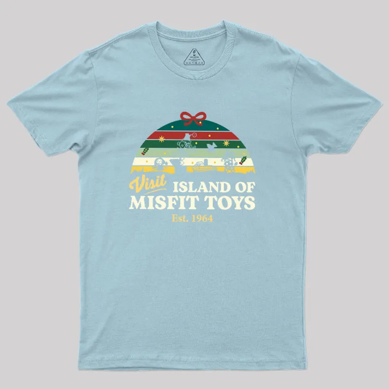 Visit Island of Misfit Toys Geek T-Shirt - Image 10