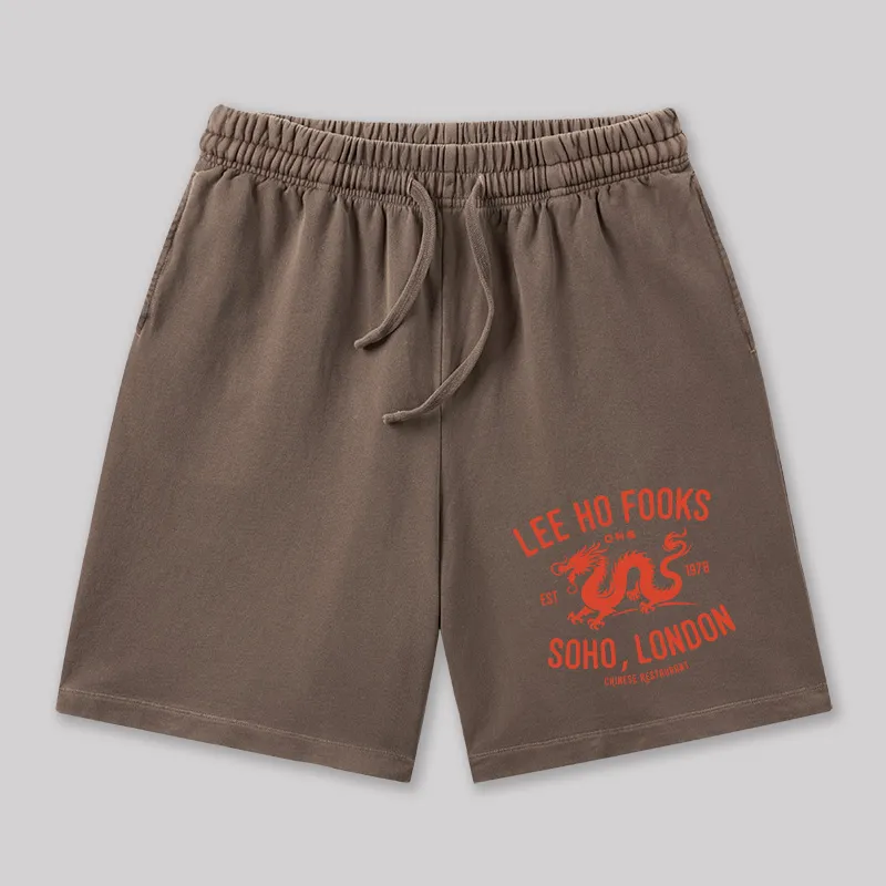 Lee Ho Fooks Vintage Resto Geeky Washed Shorts - Image 7