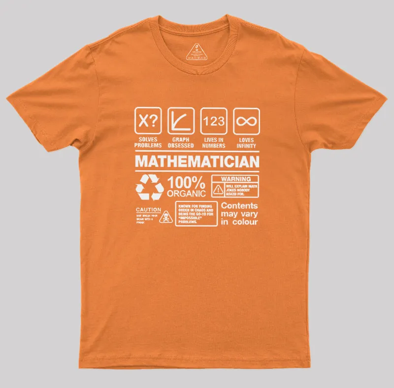 Mathematician Geek T-Shirt - Image 5