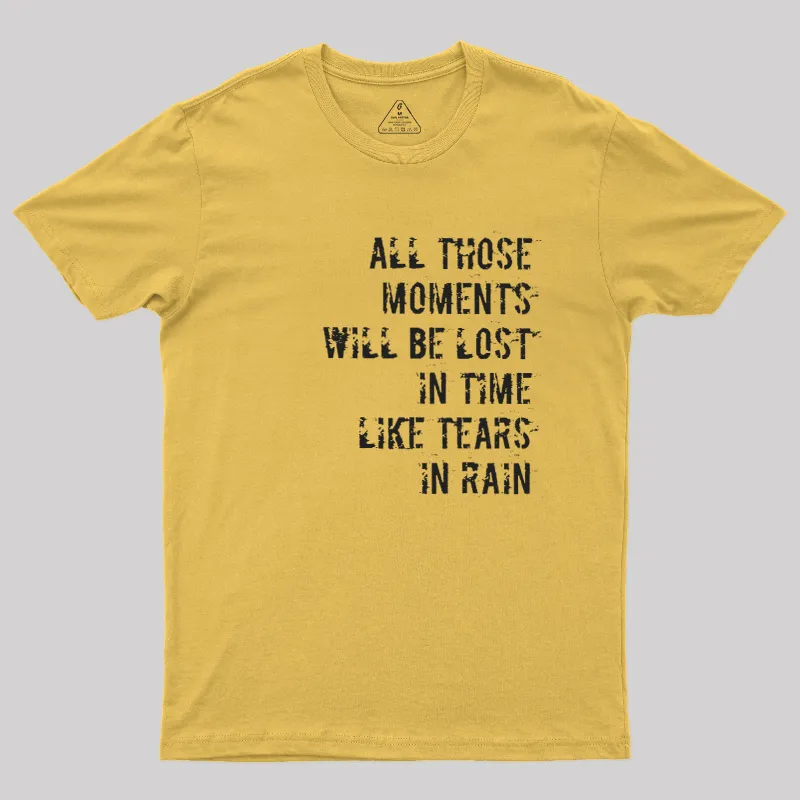 Tears in Rain Geek T-Shirt - Image 6