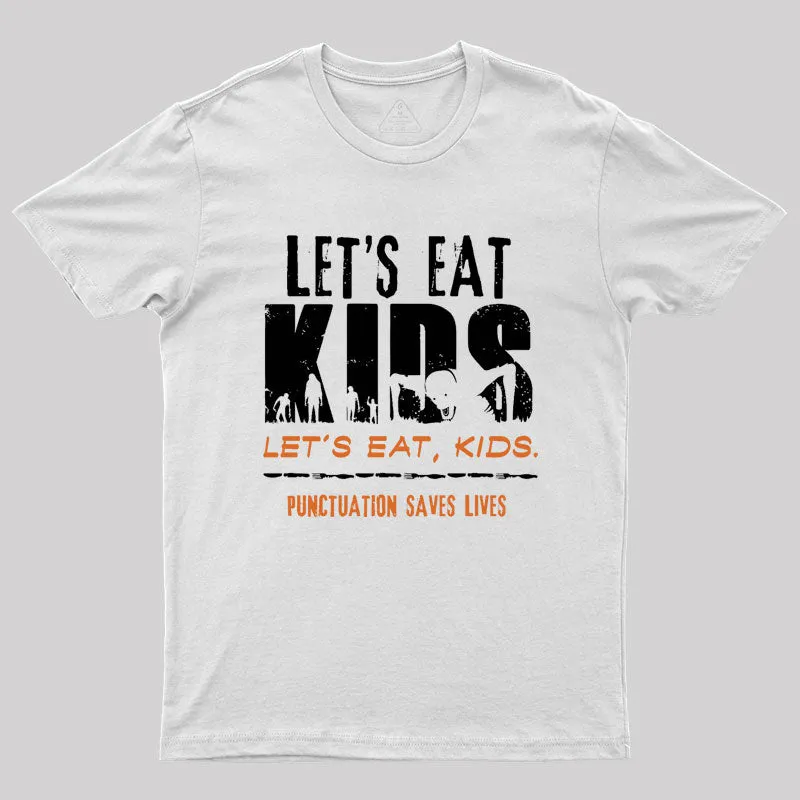 Punctuation Saves Lives Geek T-Shirt - Image 10