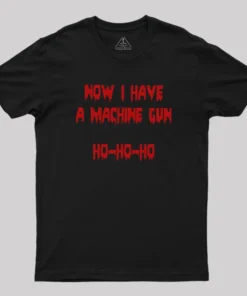Ho-Ho-Ho Machine Gun Geek T-Shirt