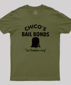 Alternative view of CHICO'S BAIL BONDS Geek T-Shirt