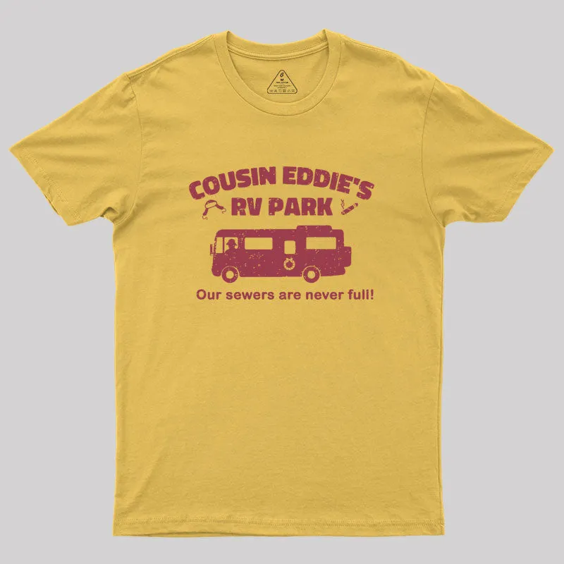Christmas Vacation Cousin Eddie's RV Park Geek T-Shirt - Image 8