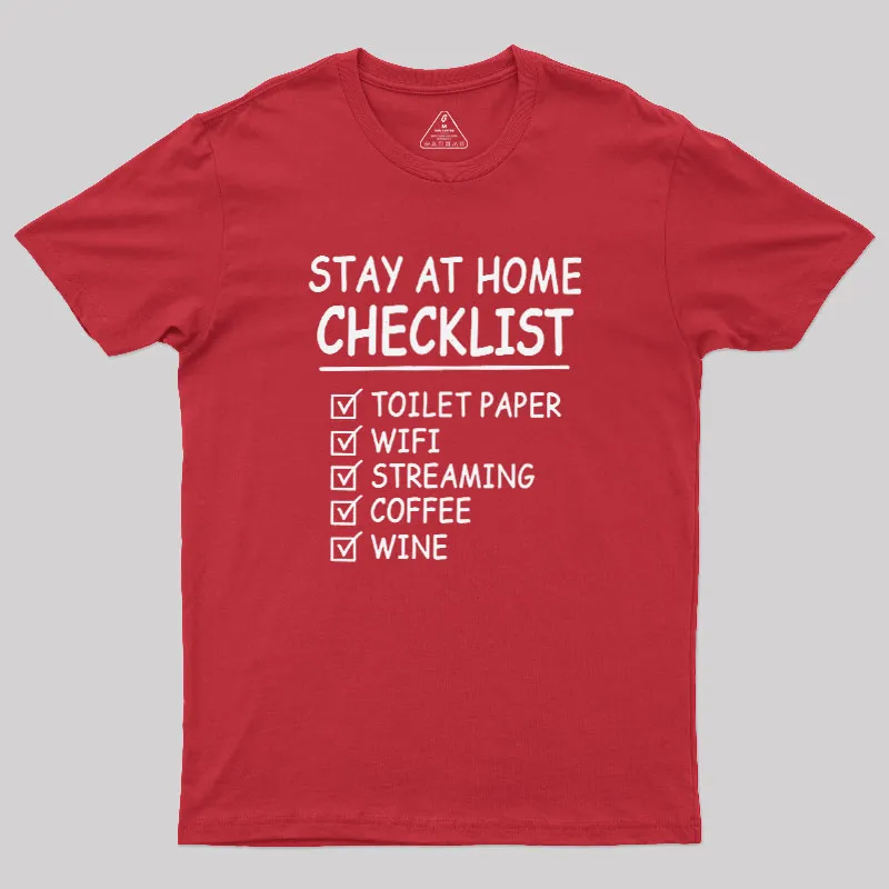 Home Checklist Geek T-Shirt - Image 7