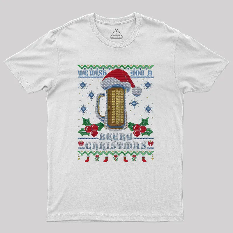 Beery Ugly Xmas Geek T-Shirt - Image 10