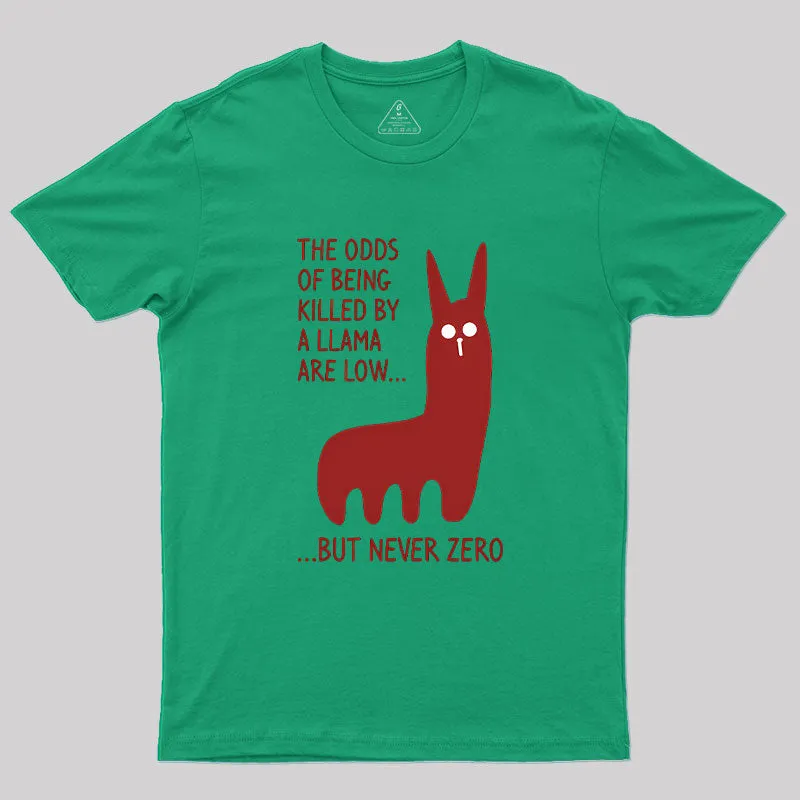 The Odds Of Being Killed By Allama Geek T-Shirt - Image 8
