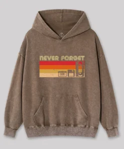 Alternative view of Never Forget Washed Hoodie