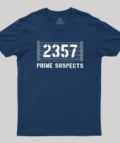 Alternative view of PRIME SUSPECTS Geek T-Shirt