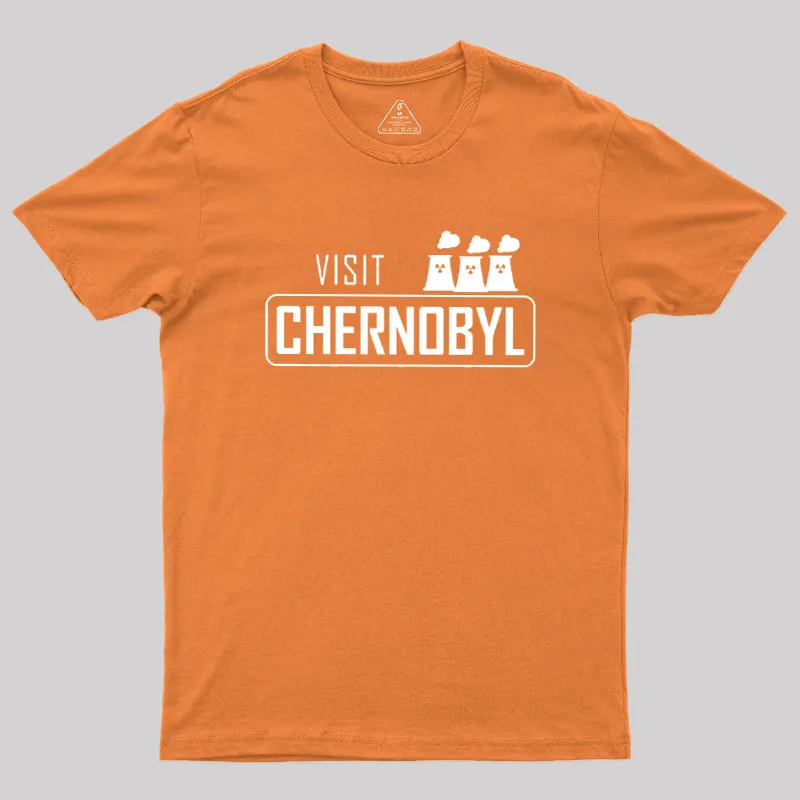 Visit Chernobyl Geek T-Shirt - Image 4