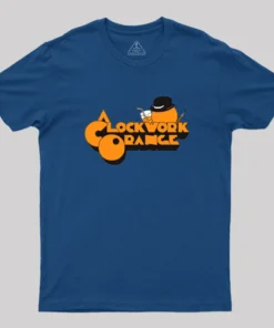 Alternative view of Orange Funny Geek T-Shirt