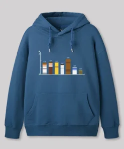 Alternative view of Height Wars Geek Hoodie