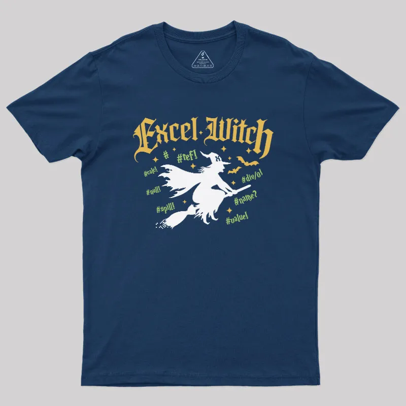 Excel Witch Geek T-Shirt - Image 2