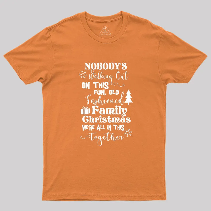 Old Fashioned Family Christmas Geek T-Shirt - Image 7