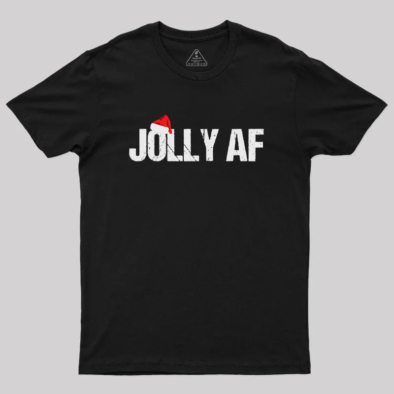 Funny Christmas Gifts Santa Joily AF Geek T-Shirt - Image 2