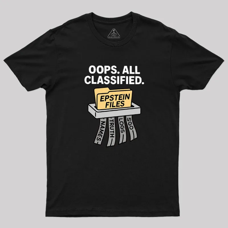 Bold Epstein Files Geek T-Shirt - Image 2
