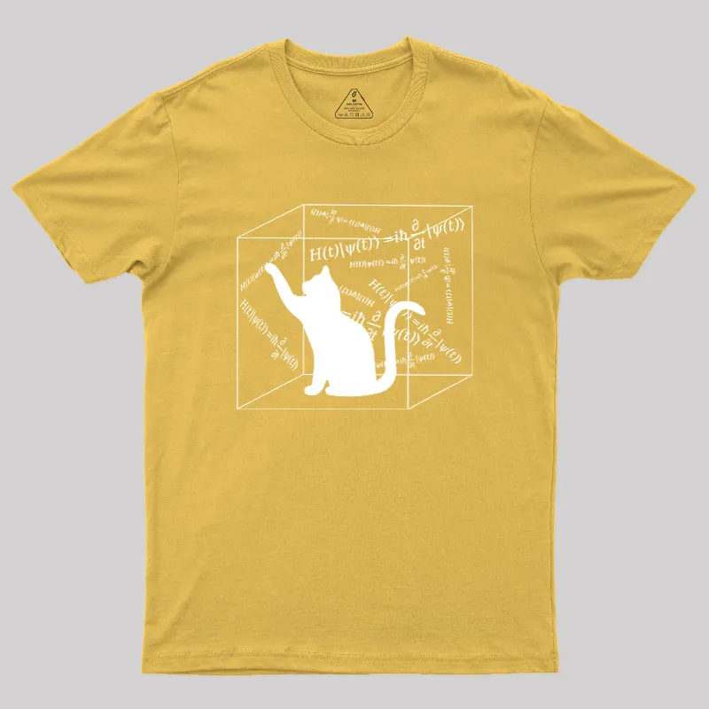 Schrodinger Cat In The Box Geek T-Shirt - Image 8