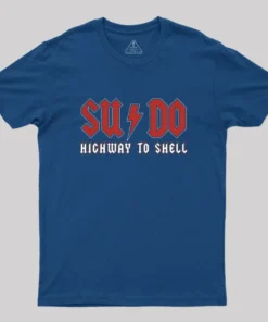 Alternative view of Highway To Shell Geek T-Shirt