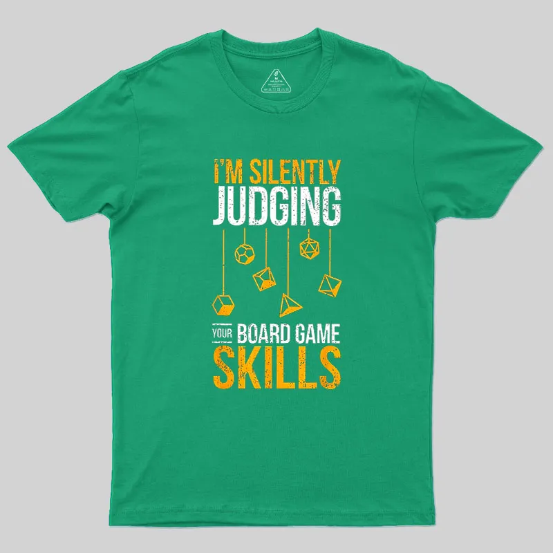 Silent Judgement Geek T-Shirt - Image 6