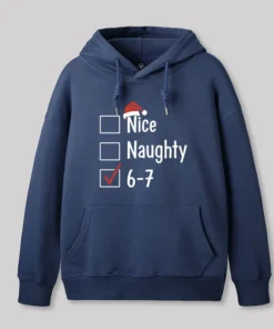 Alternative view of 6-7 Merry Christmas Geek Hoodie