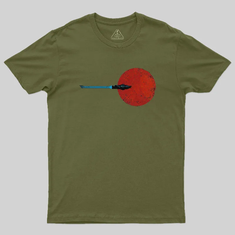 Flight Over Mars Geek T-Shirt - Image 3