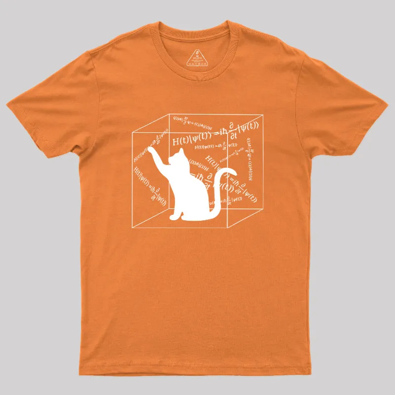Schrodinger Cat In The Box Geek T-Shirt - Image 7