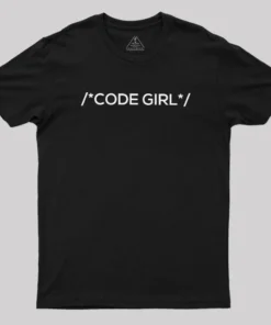 Coder Girl Programmer Geek T-Shirt