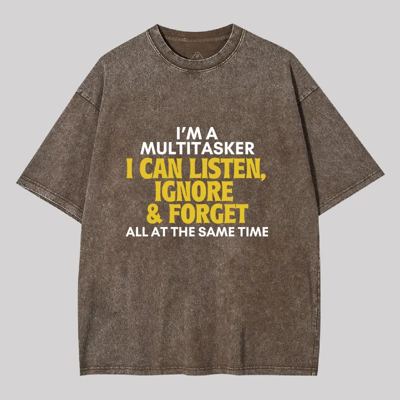 Sarcastic Geek Washed T-shirt - Image 4