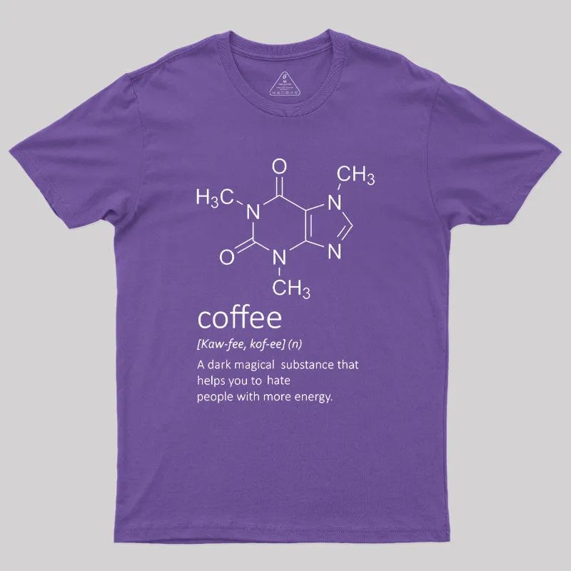 Caffeine Funny Geek T-Shirt - Image 6