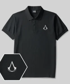 Hidden Blade Geek Embroidered Polo Shirt